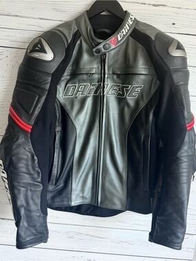 Dainese Leather Motorcycle Jacket - Size 50